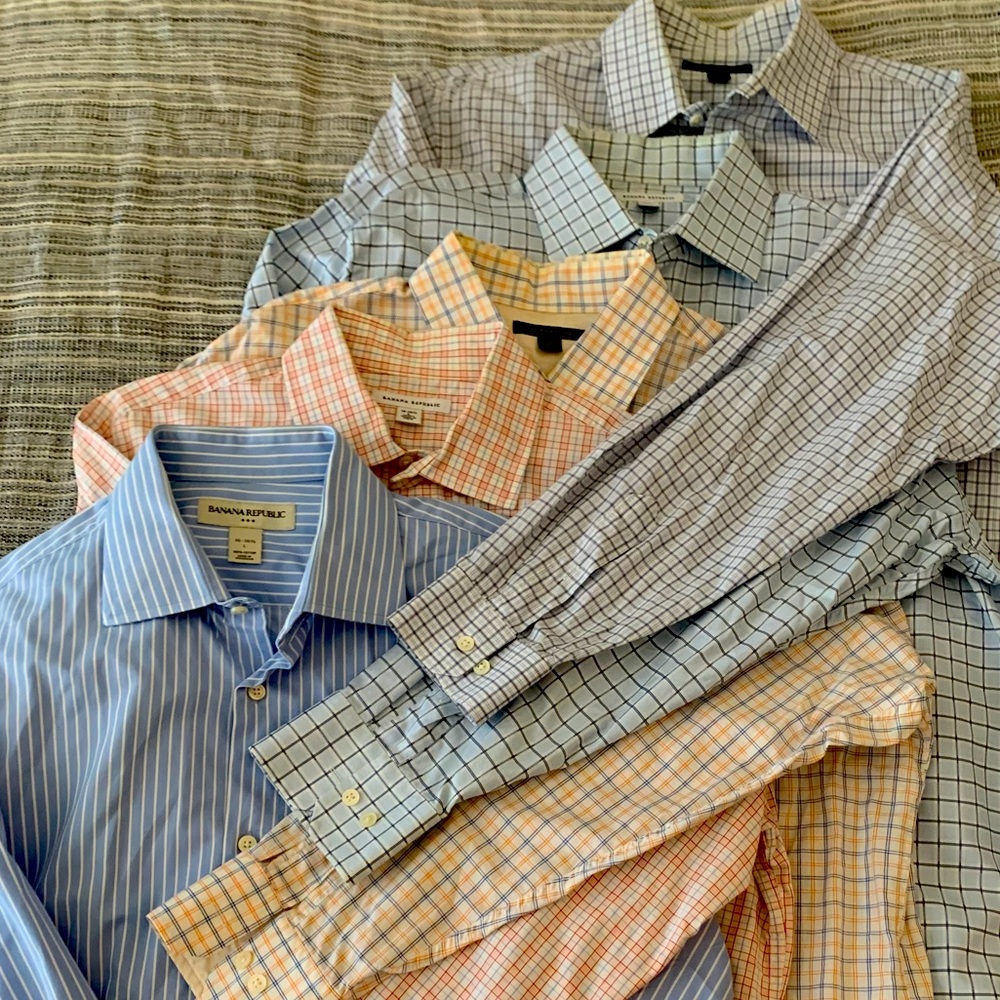 Banana Republic Button Downs- 5 Shirts